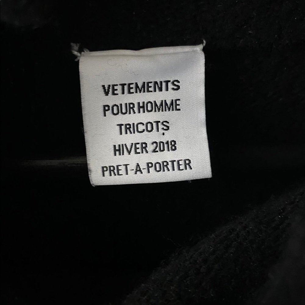 Vetements Vagabond Knit Sweater